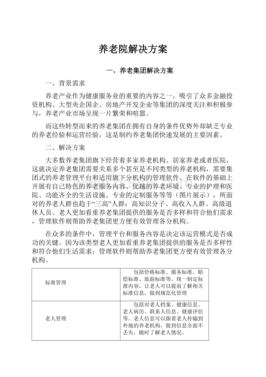 养老院解决方案.docx