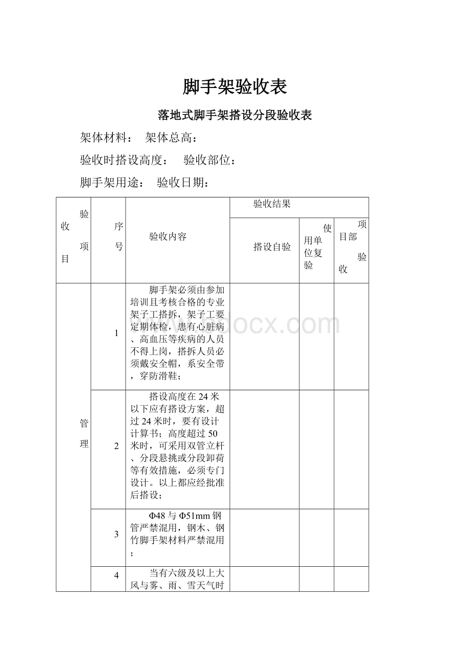 脚手架验收表.docx