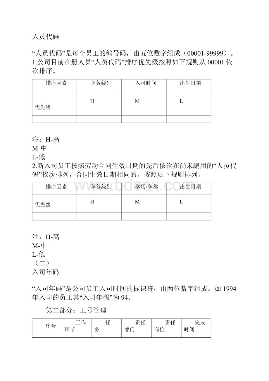 员工工号编制规则及管理制度.docx_第2页