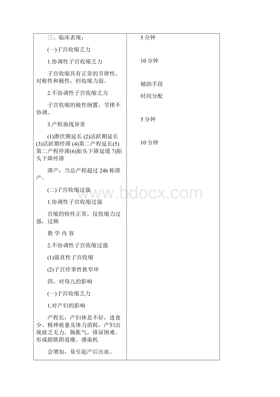 护士执业资格考试妇产科护理学第九章 异常分娩妇女的护理产力.docx_第3页