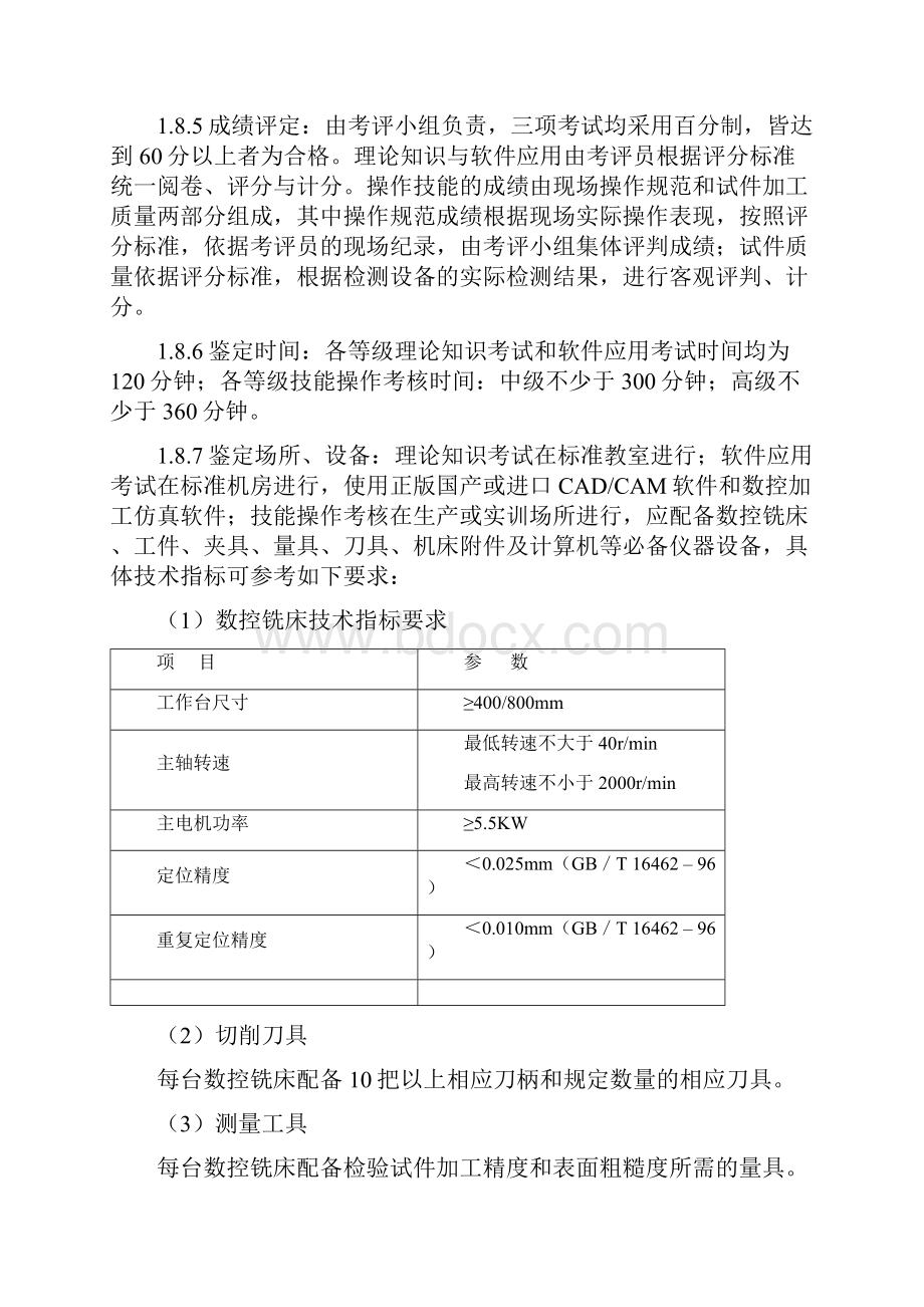 数控铣床操作工职业标准.docx_第3页