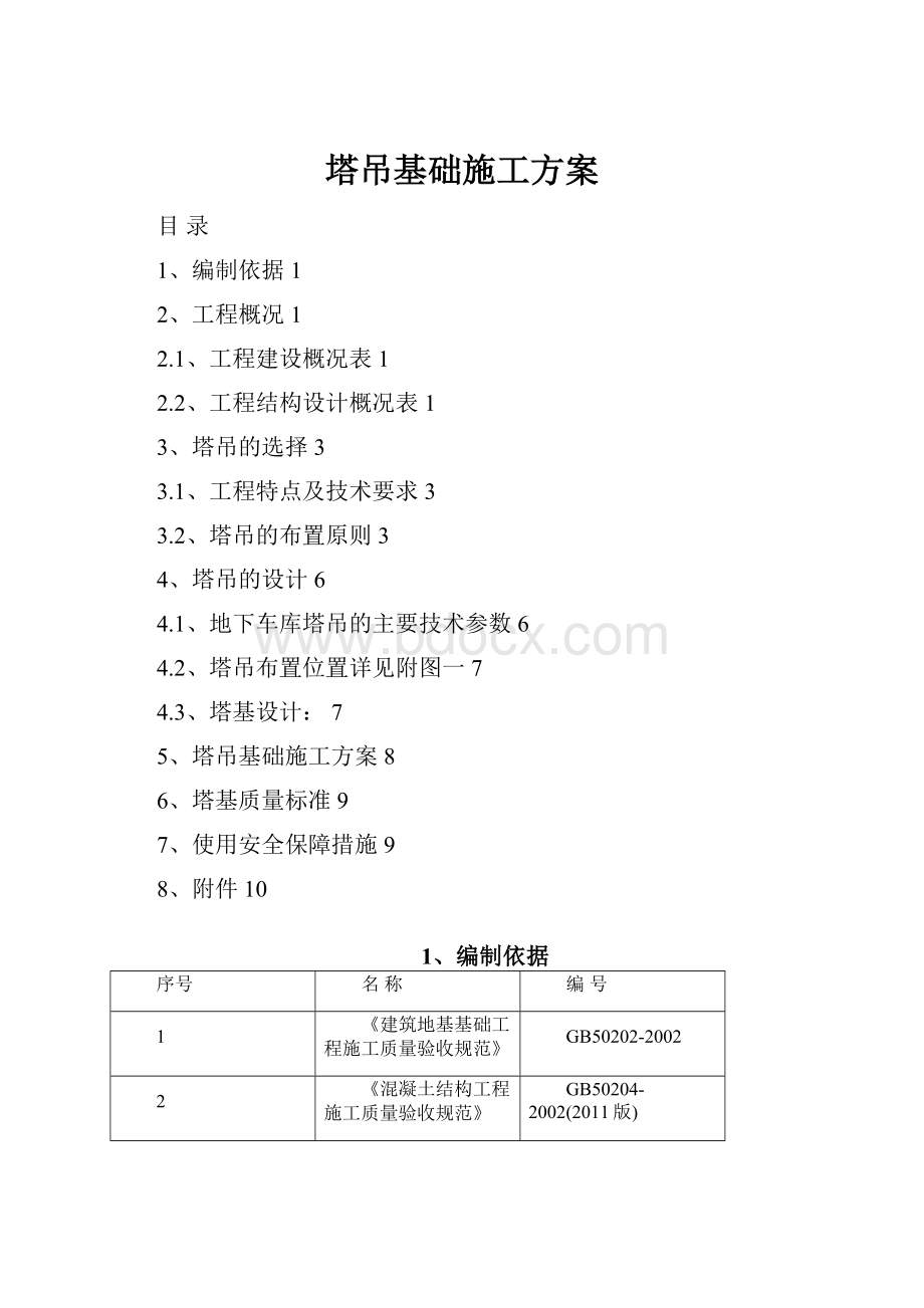 塔吊基础施工方案.docx_第1页