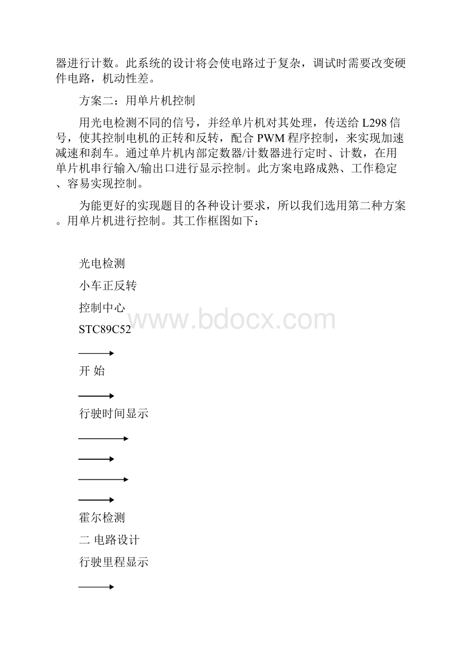 基于st89c52单片机的自动往返小车含程序学士学位论文.docx_第3页