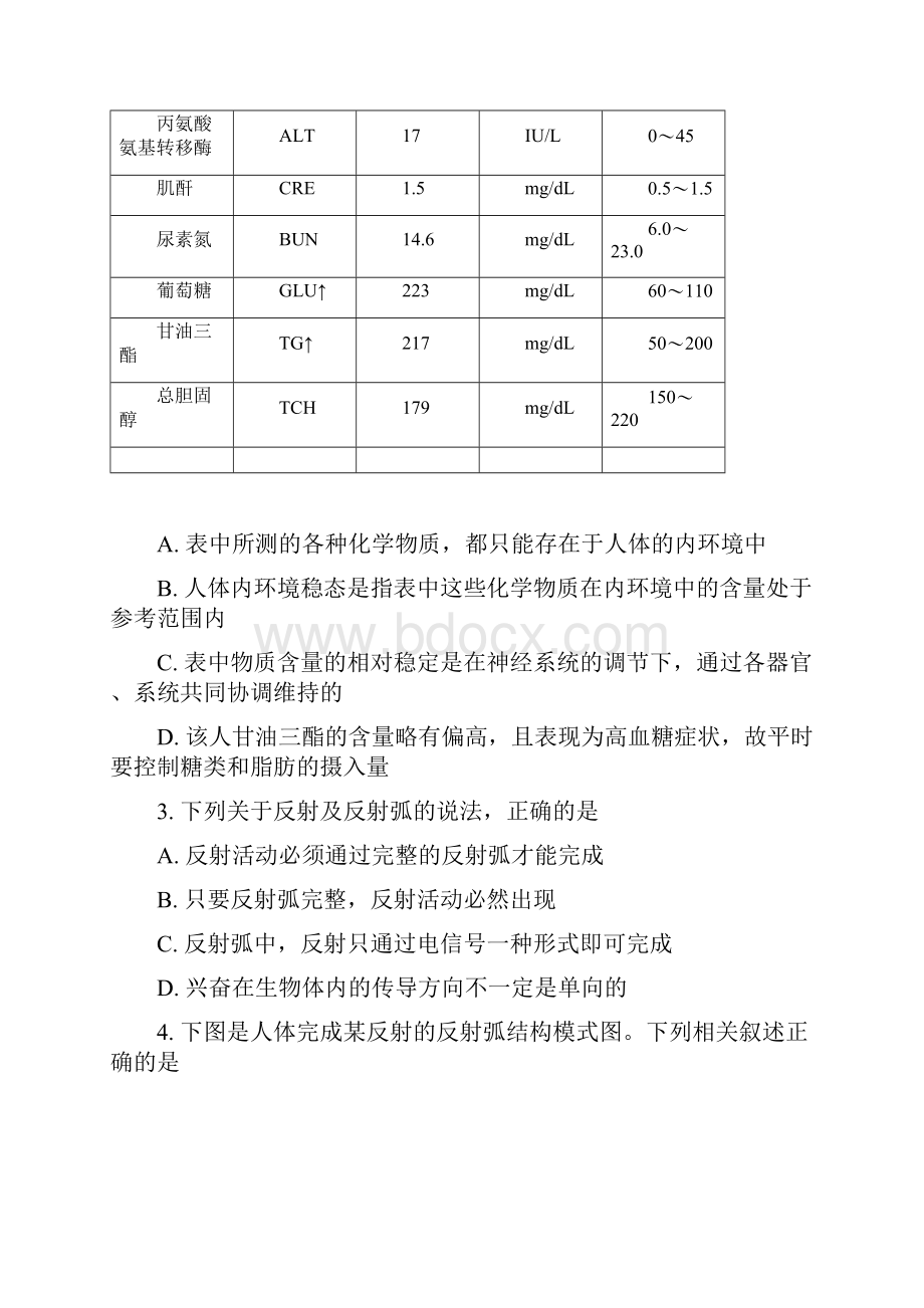 河南省天一大联考学年高二上学期阶段性测试一生物精校解析Word版.docx_第2页