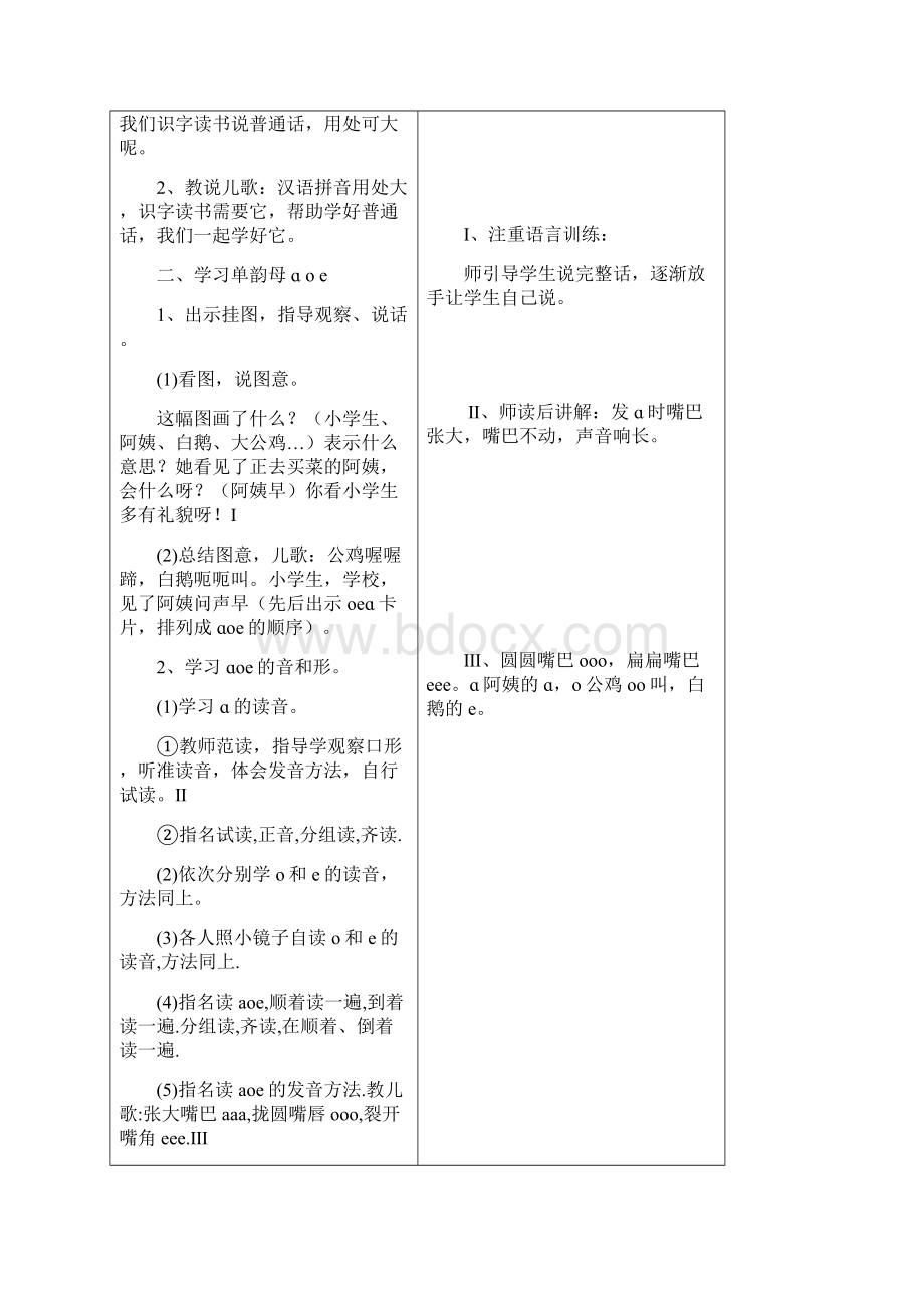 苏教版小学语文一年级上册教案及修改反思全册.docx_第2页