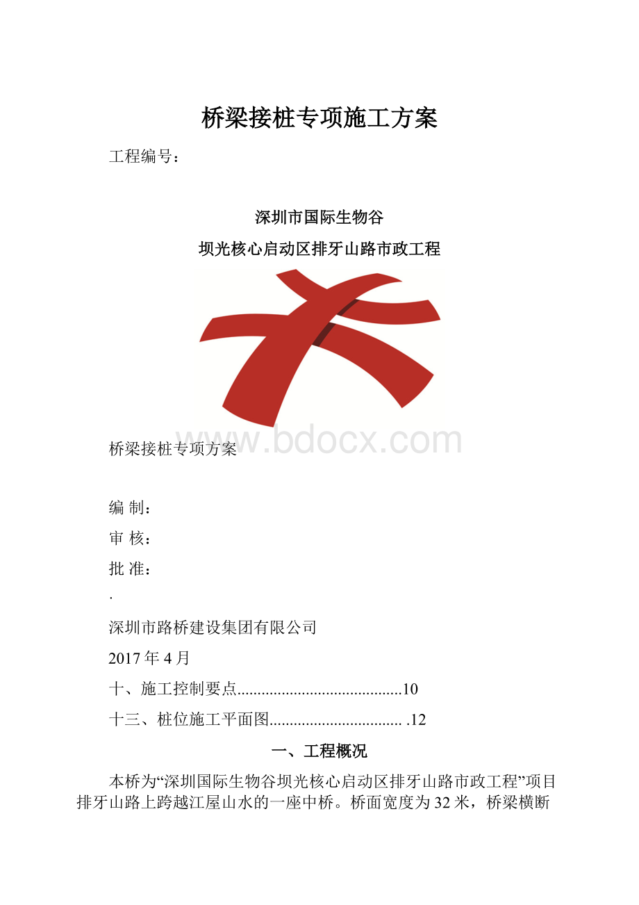 桥梁接桩专项施工方案.docx_第1页