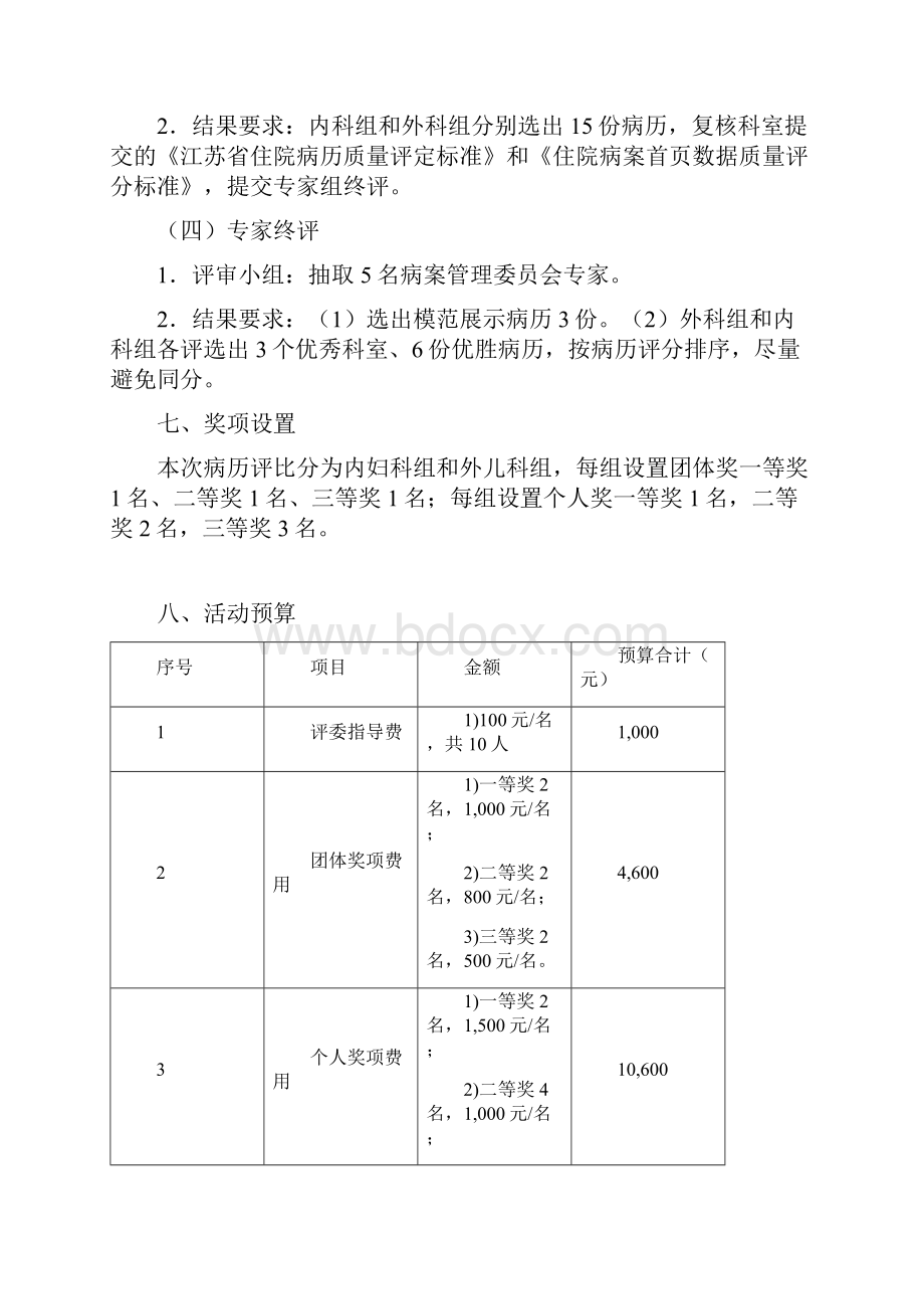 病历评比活动方案.docx_第3页