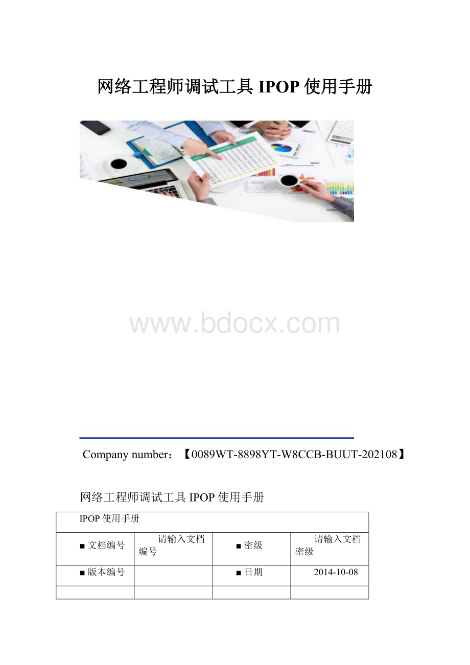 网络工程师调试工具IPOP使用手册.docx