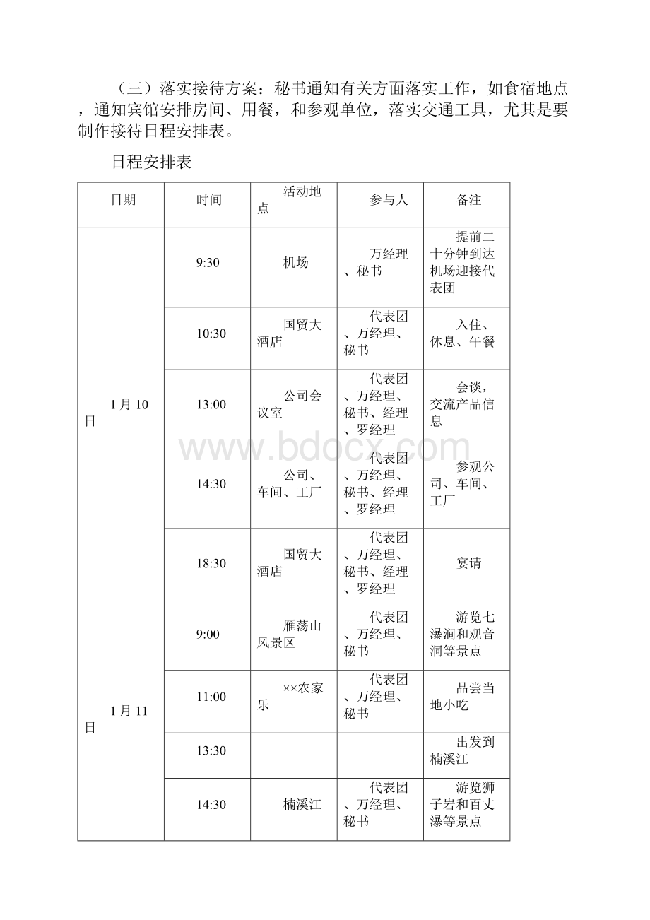 秘书接待策划书.docx_第3页