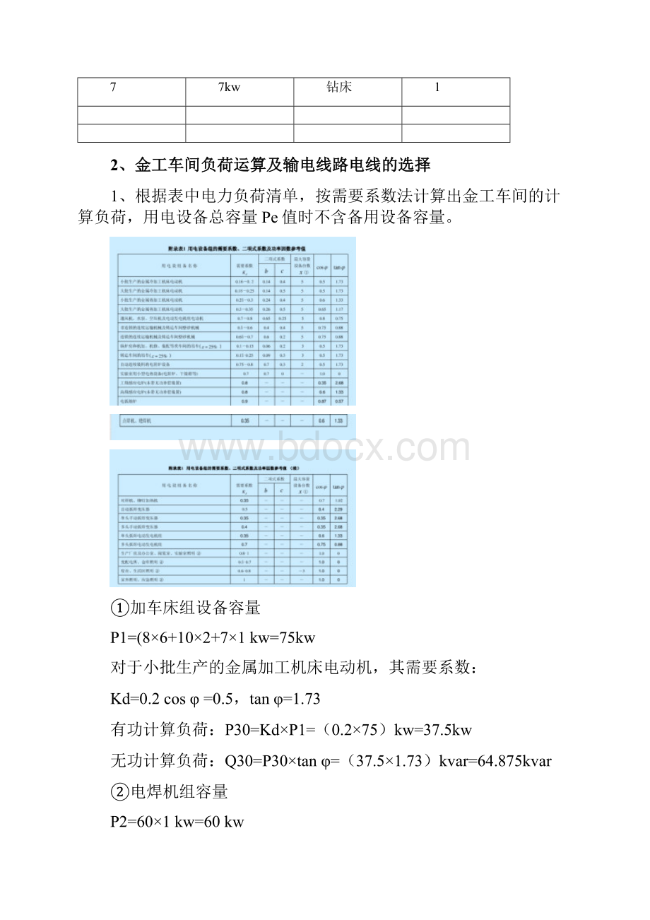 工厂供电课程设计图文.docx_第2页