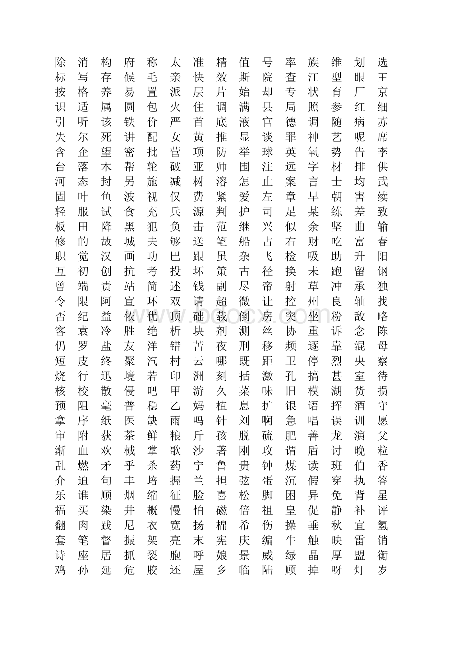 3000个常用汉字.docx_第2页