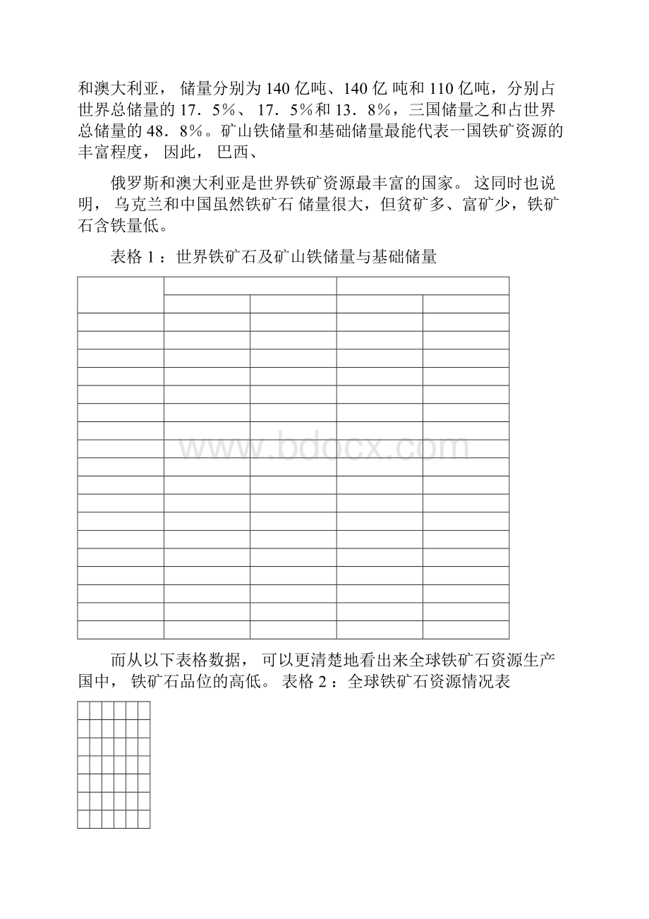 近十年全球铁矿石市场分析.docx_第2页