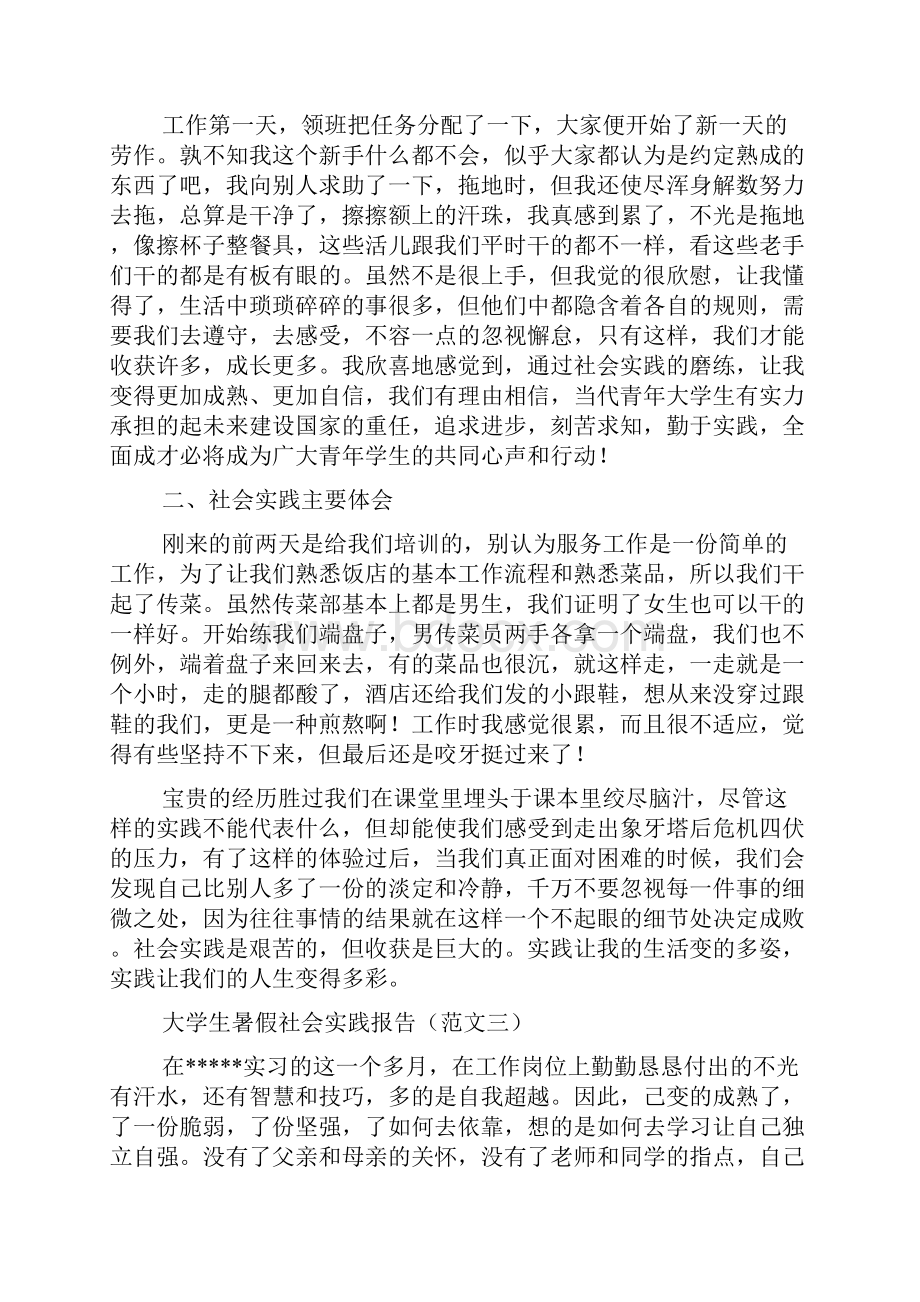 大学生社会实践报告评语精选多篇.docx_第3页