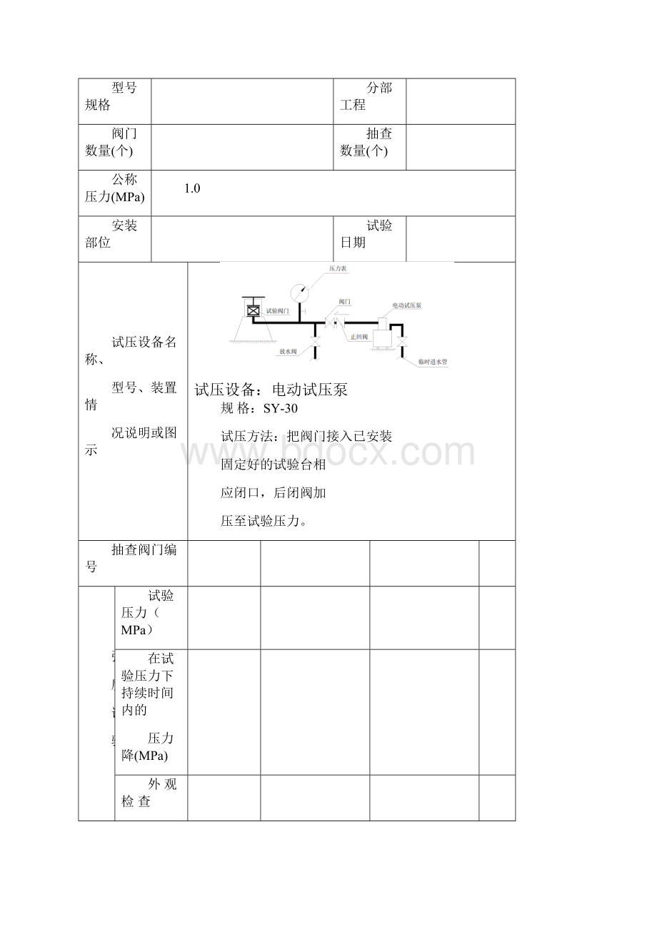 阀门强度及严密性试验记录表格.docx_第3页