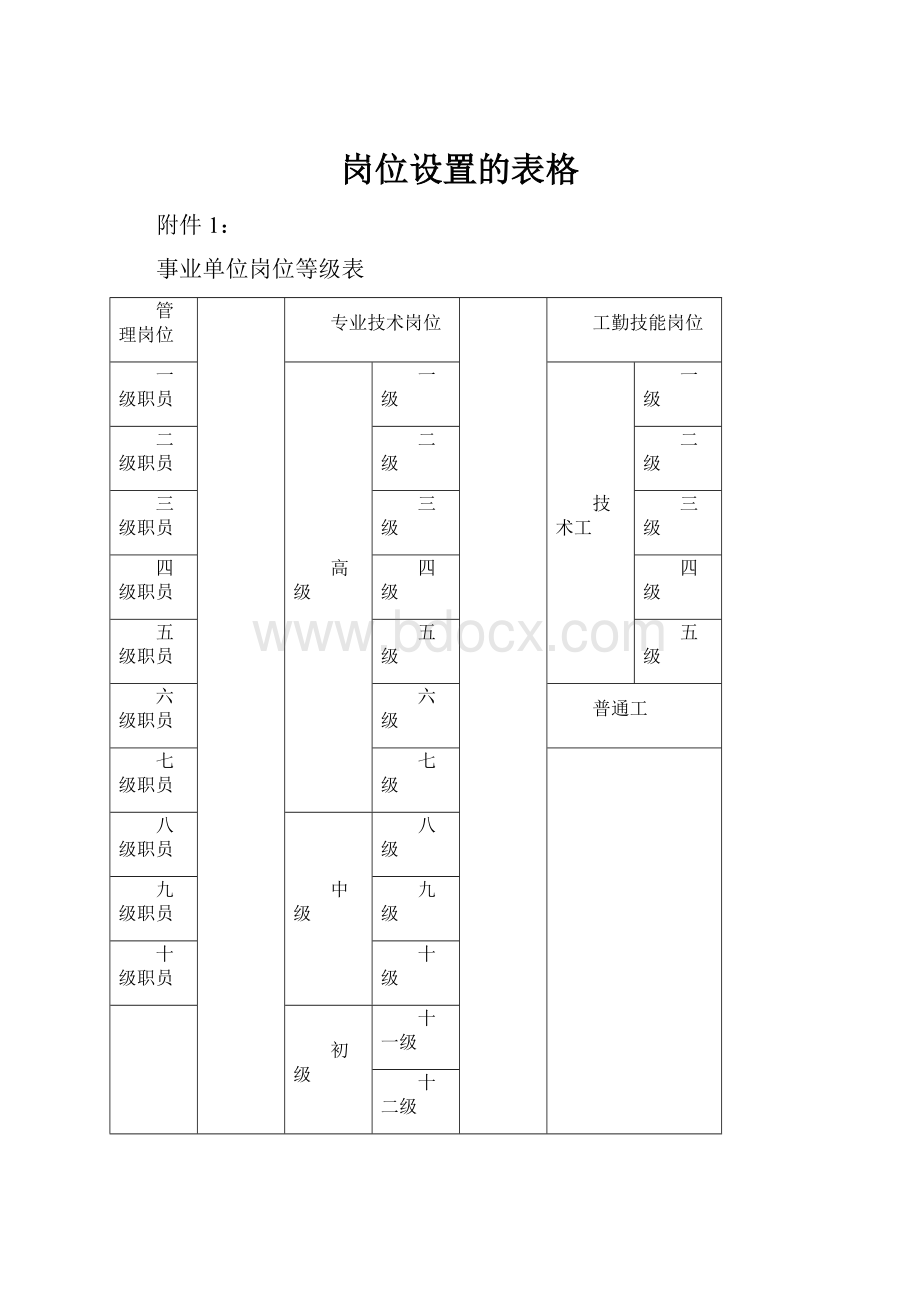 岗位设置的表格.docx_第1页