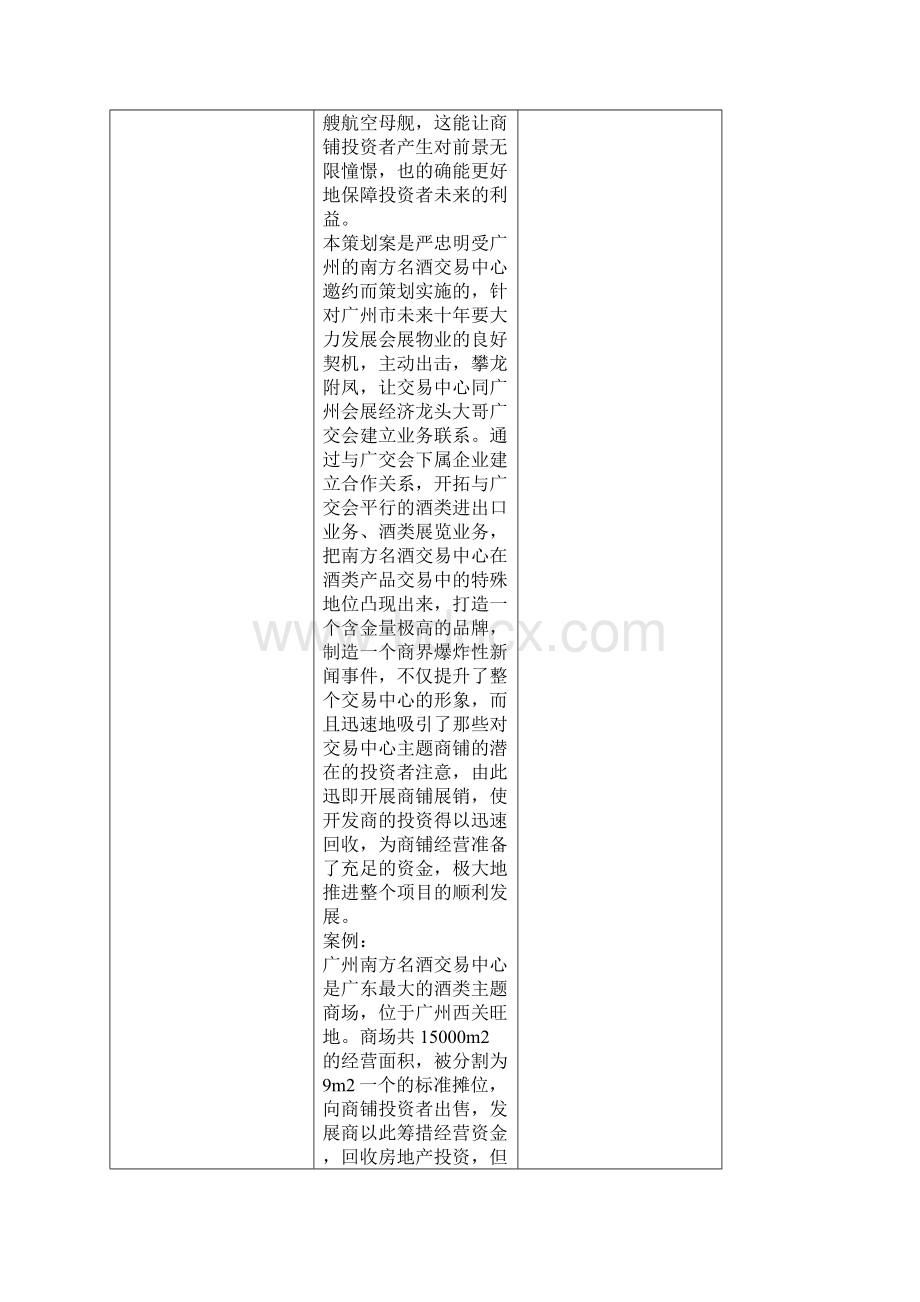 广州南方名酒交易中心开拓会展物业项目策划案.docx_第3页