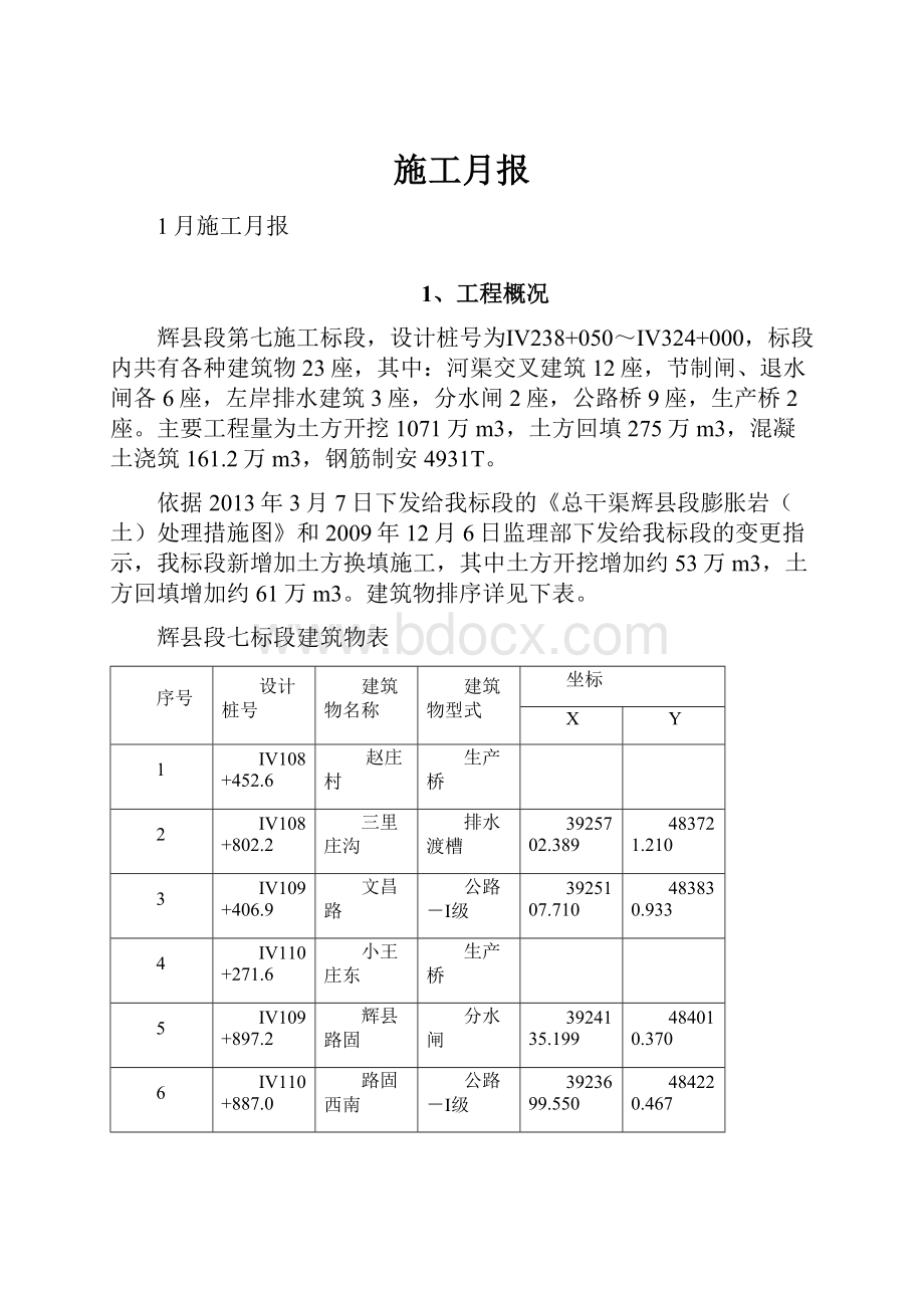 施工月报.docx_第1页