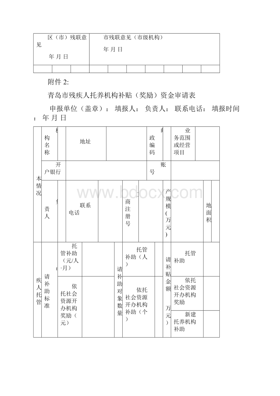 《关于开展残疾人托养服务工作的实施意见暂行青残联字.docx_第2页