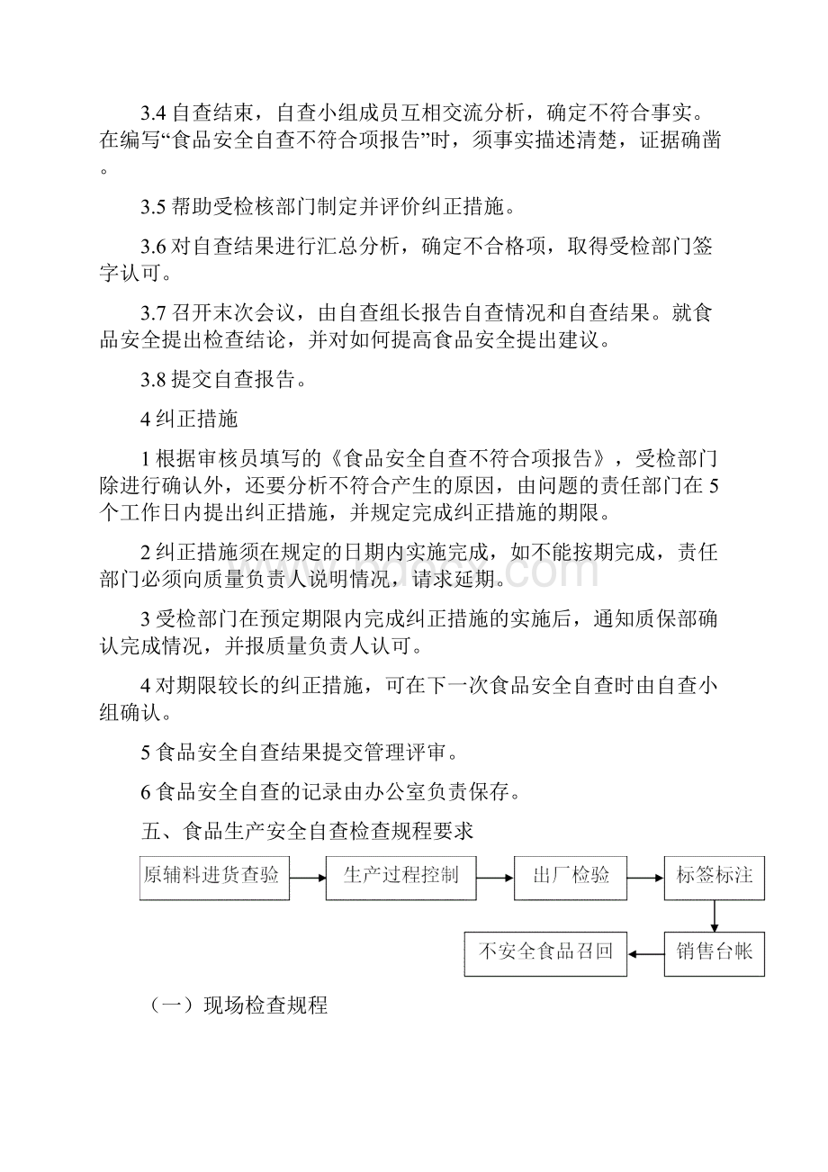 食品安全自查管理制度附自查检查表.docx_第3页