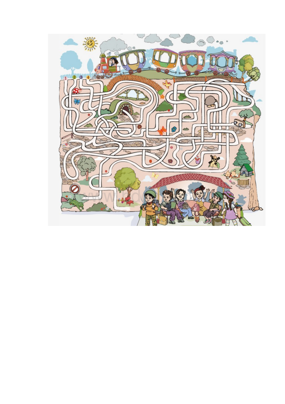 完整版儿童迷宫图清晰可直接打印.docx_第2页