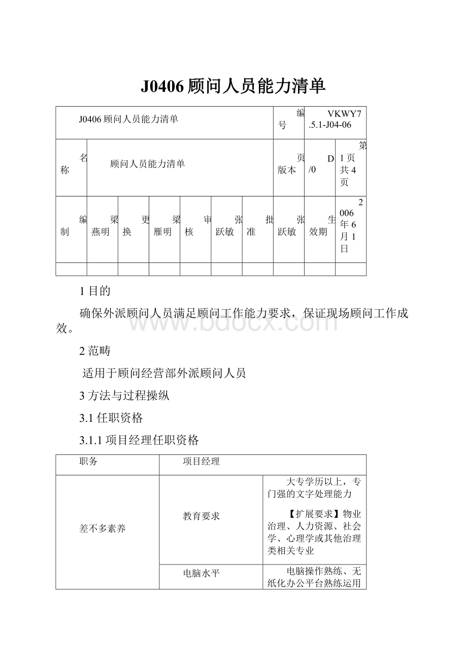 J0406顾问人员能力清单.docx