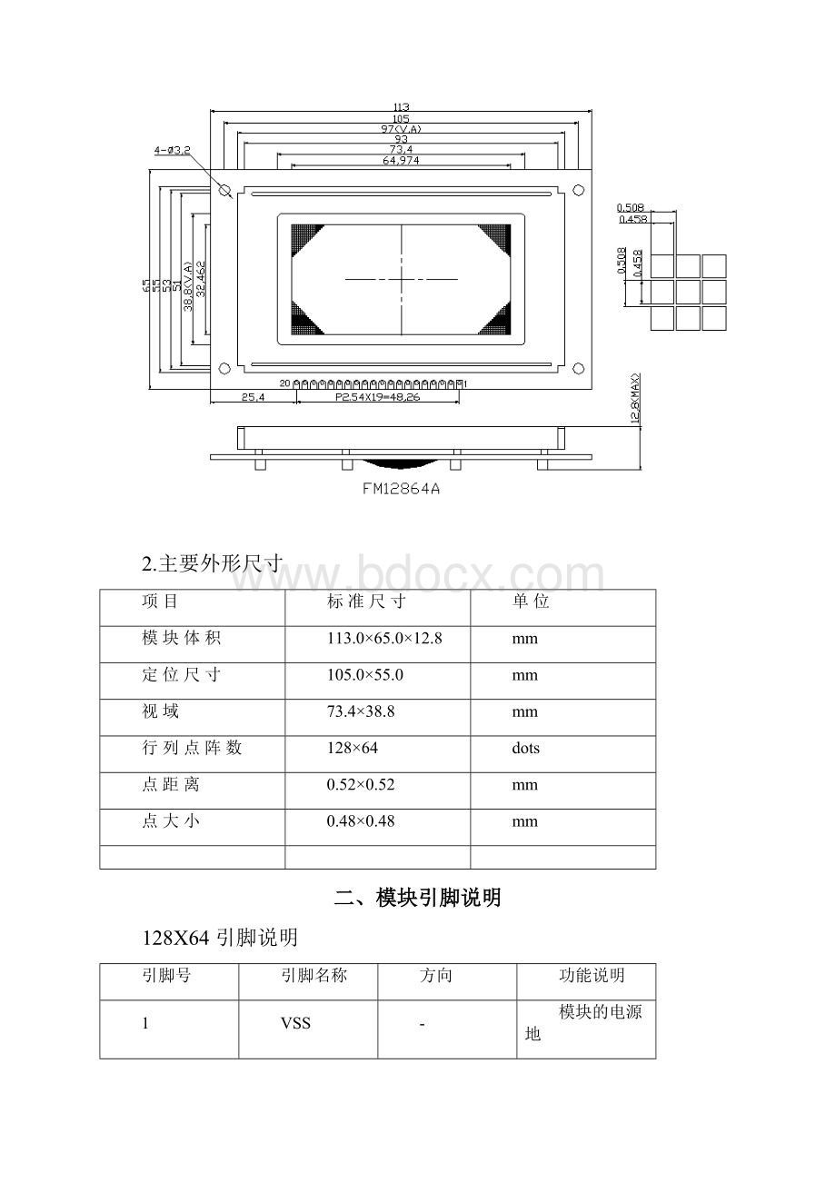 12864液晶屏学习使用手册.docx_第2页