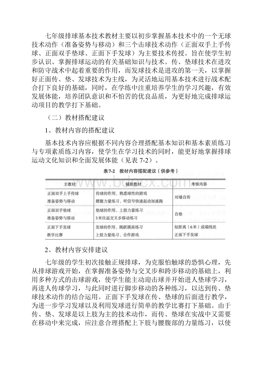 人教版体育与健康七年级全一册5《排球基本技术》教案.docx_第2页