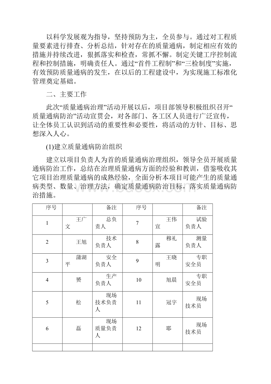 质量通病治理活动总结.docx_第2页