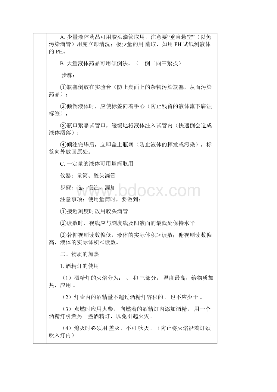 专题复习常用仪器及基本实验操作.docx_第3页