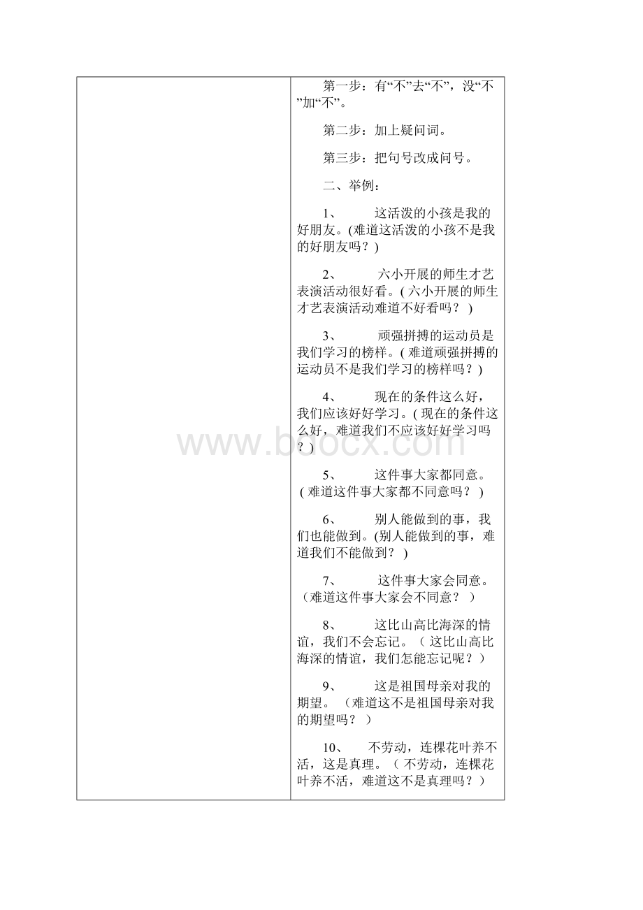 《反问句变陈述句》教学设计.docx_第3页