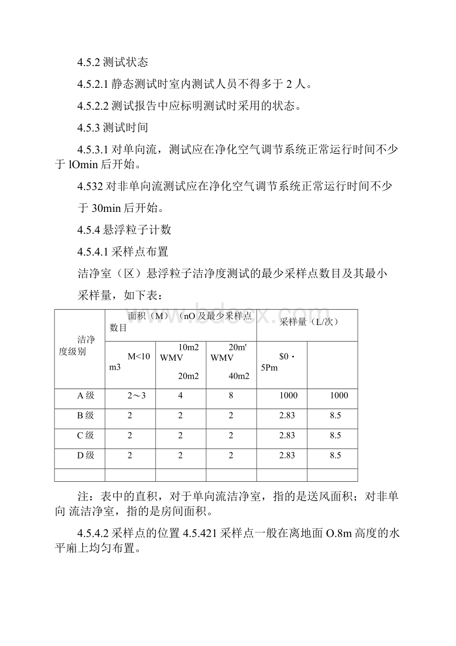 洁净区悬浮粒子检测操作规程样本.docx_第3页