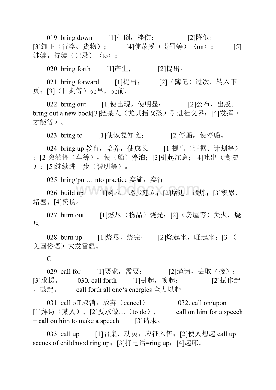 考研常用动词短语总结.docx_第3页