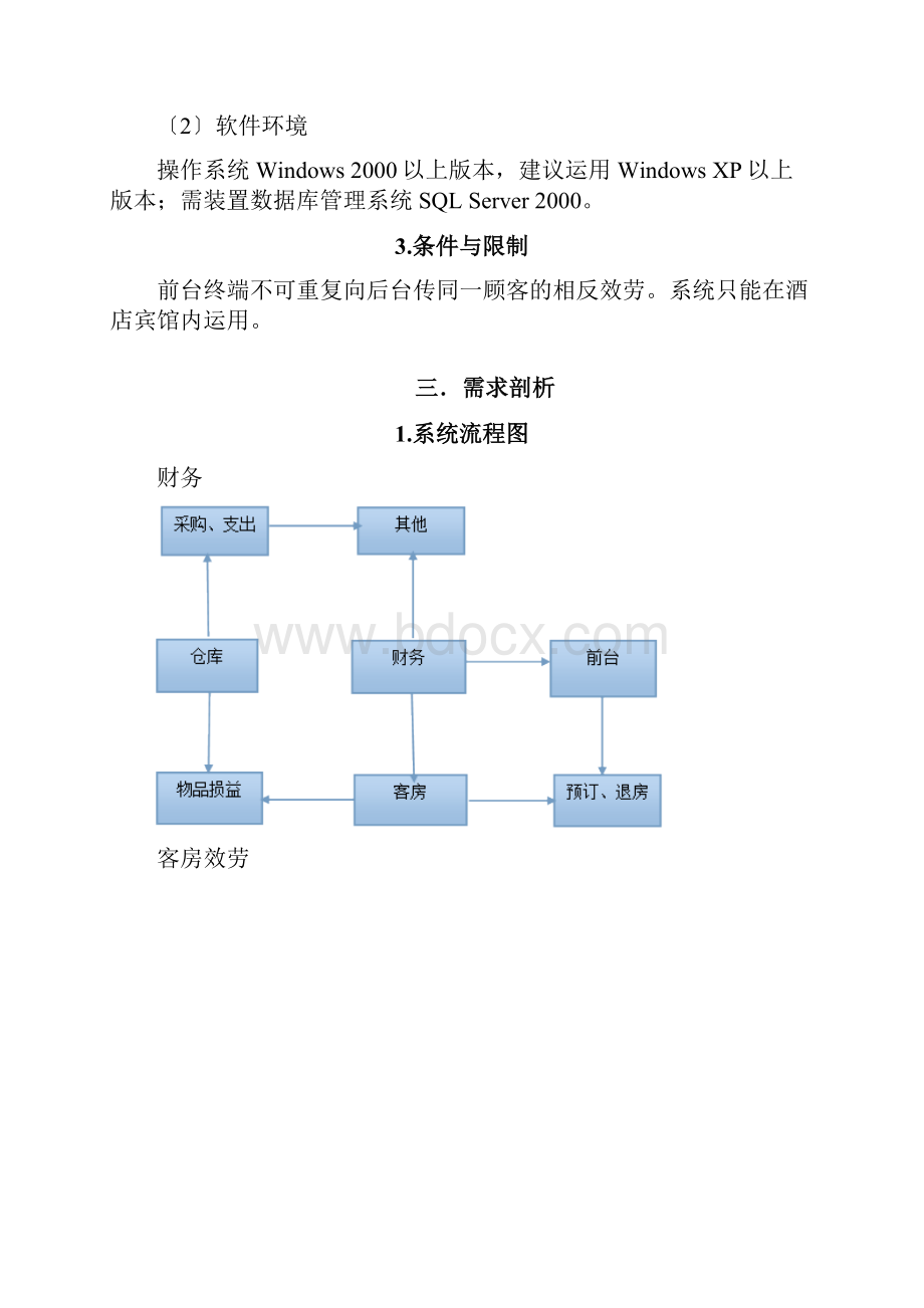 酒店管理系统需求分析报告.docx_第3页