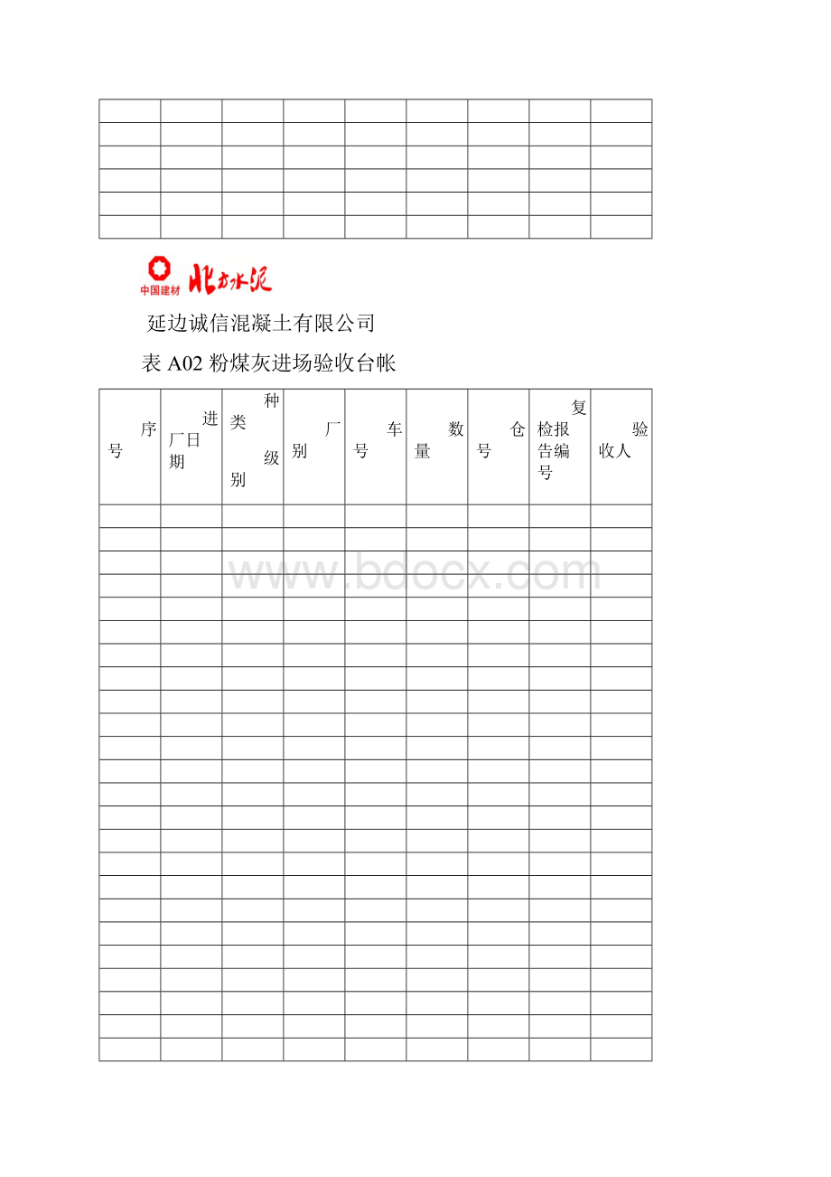 技术质量用表 Microsoft Office Word 文档.docx_第2页