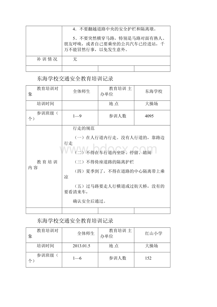 交通安全培训记录.docx_第3页