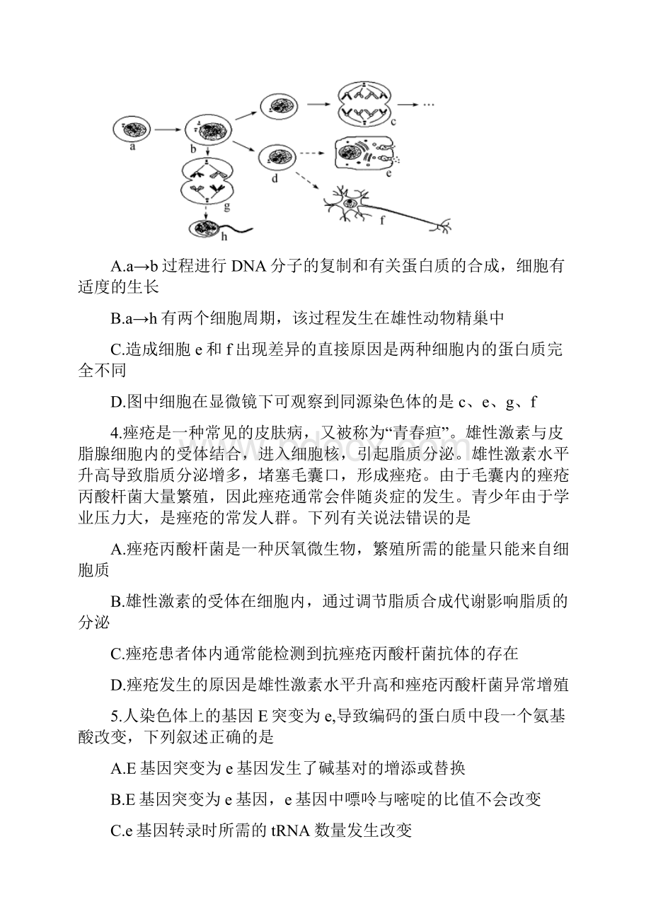 最新高考押题理科综合试题.docx_第2页