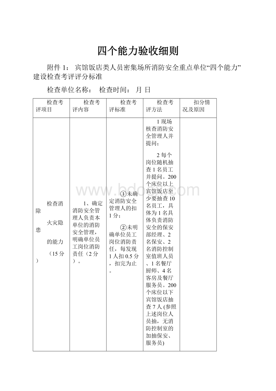 四个能力验收细则.docx