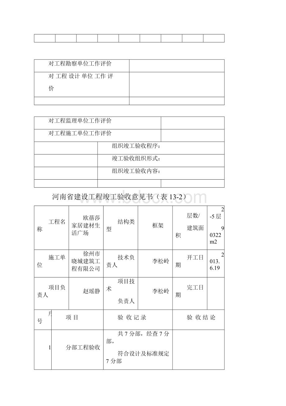 表13河南省建设工程竣工验收报告.docx_第2页