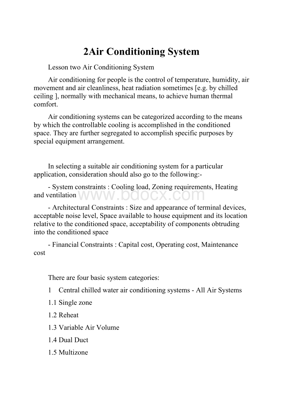 2Air Conditioning System.docx