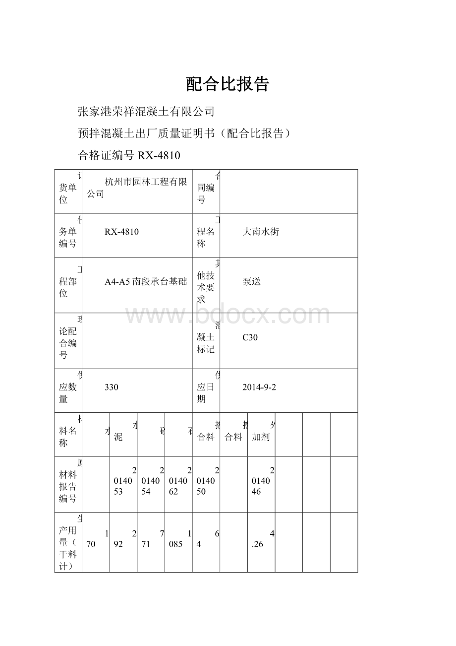 配合比报告.docx