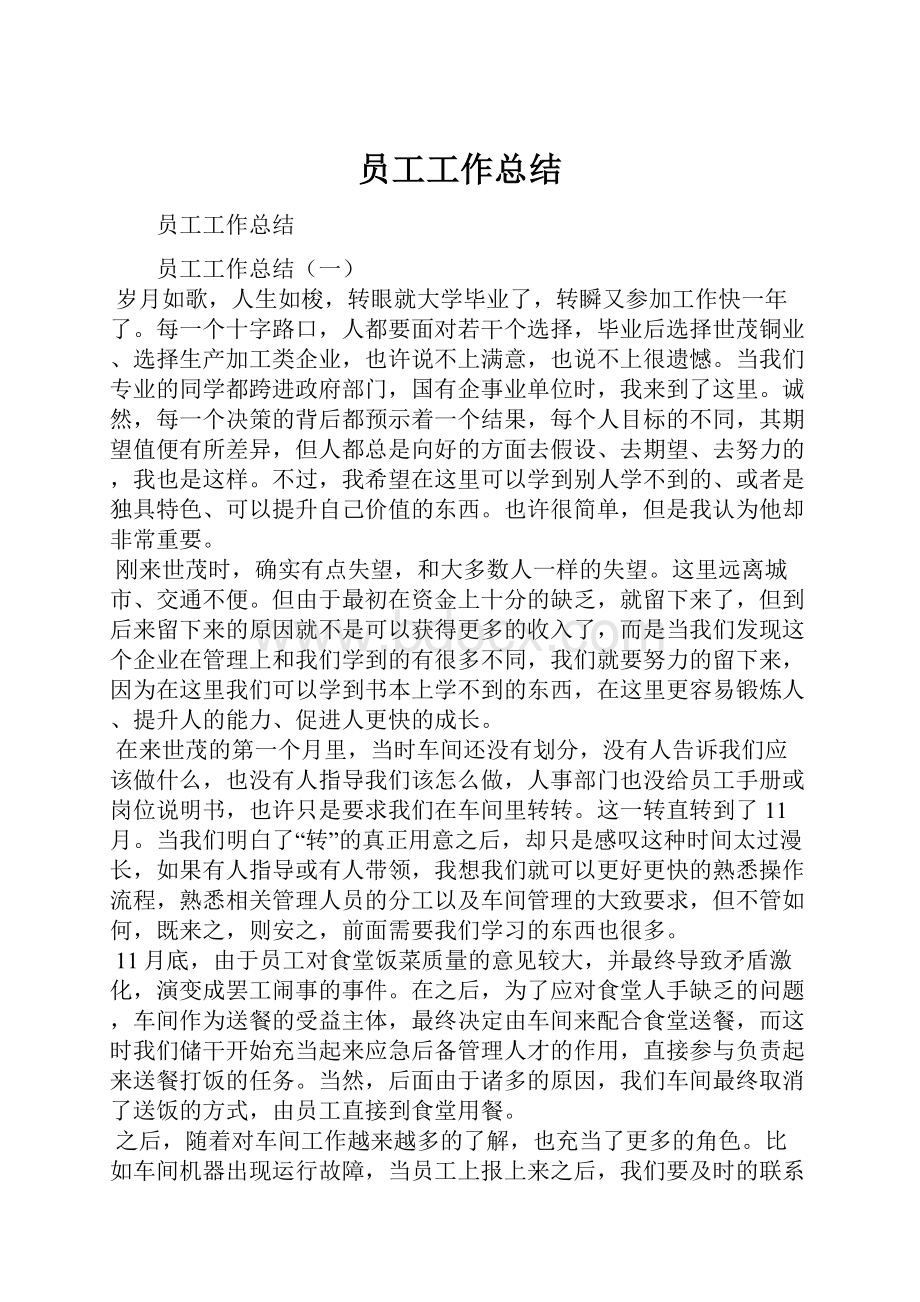 员工工作总结.docx_第1页