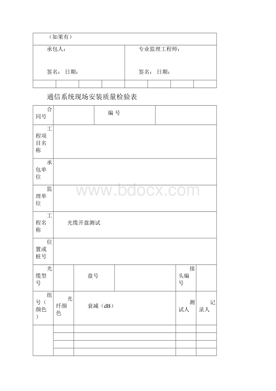 通信系统现场安装质量检验表.docx_第2页