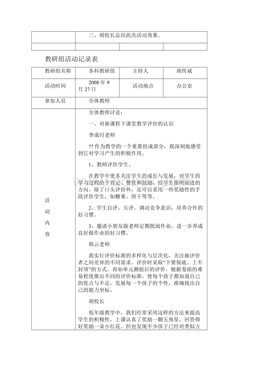 教研组活动记录表.docx_第2页