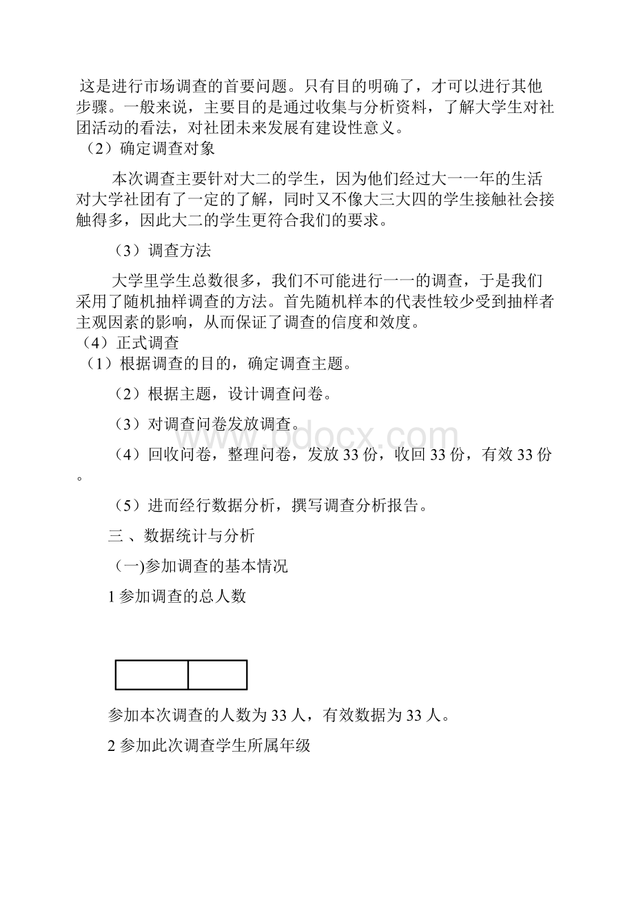 数据分析报告大学生对社团的看法.docx_第2页