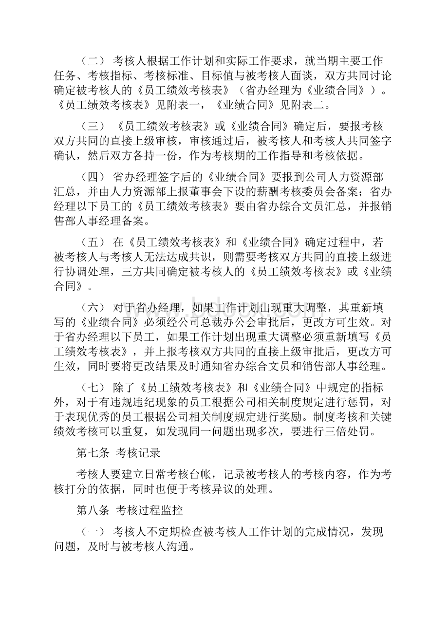 050131九鑫日化省办员工绩效考核管理办法终稿doc.docx_第3页