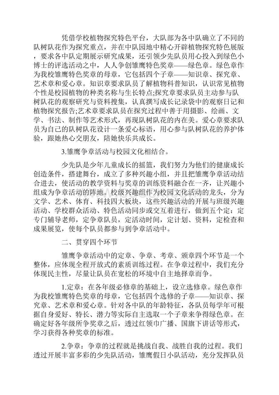 关于雏鹰争章活动总结锦集六篇.docx_第2页