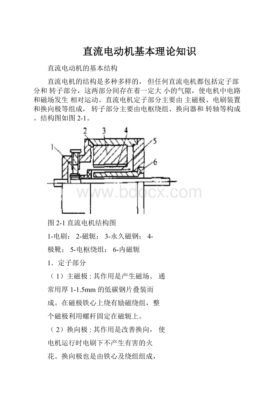 直流电动机基本理论知识.docx