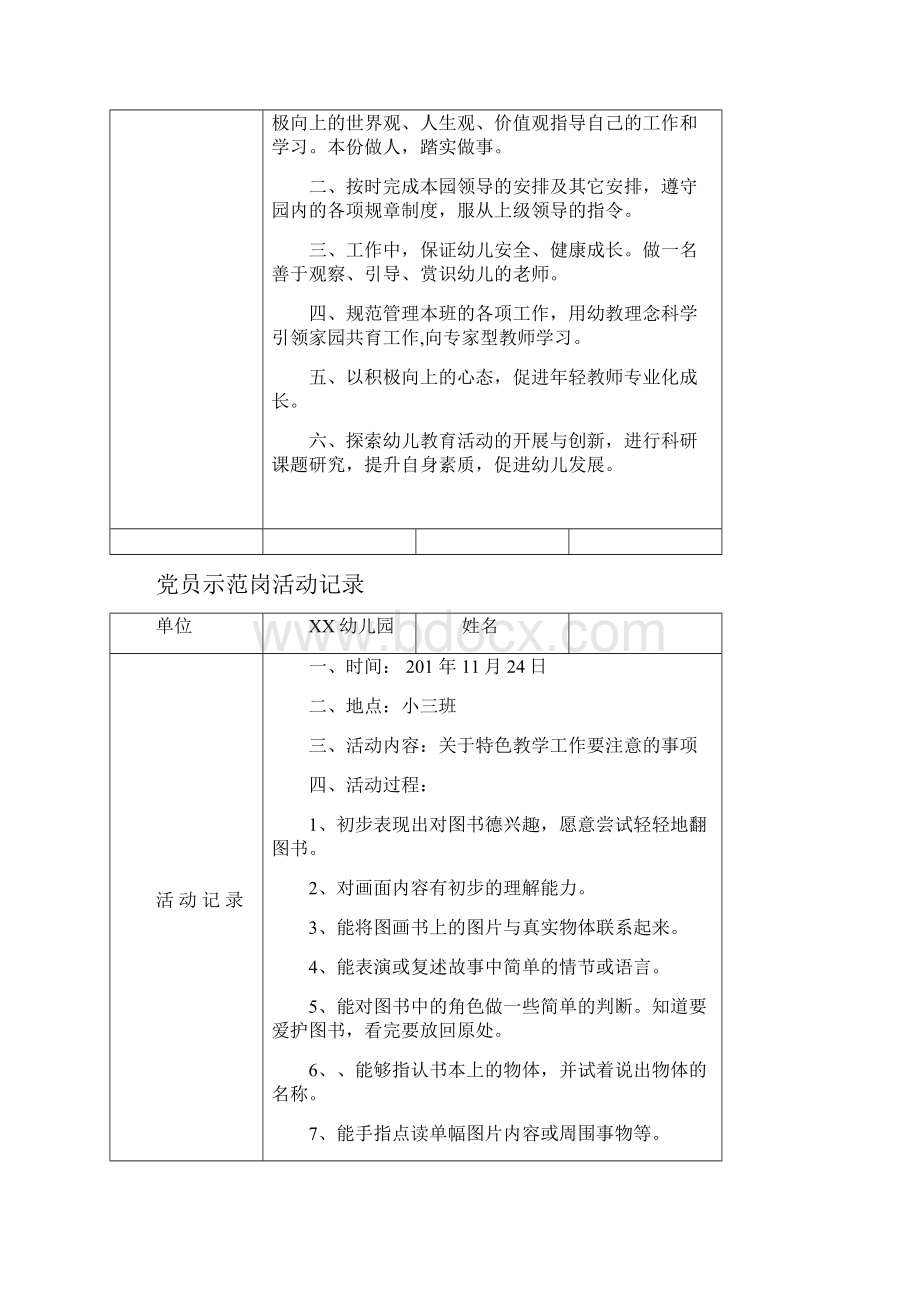 党员示范岗活动记录.docx_第2页