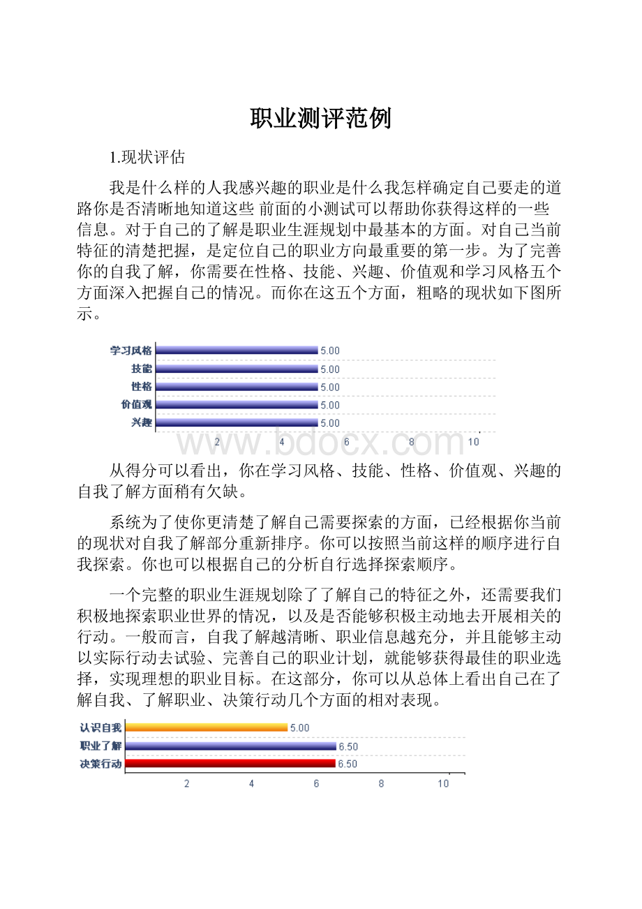 职业测评范例.docx_第1页