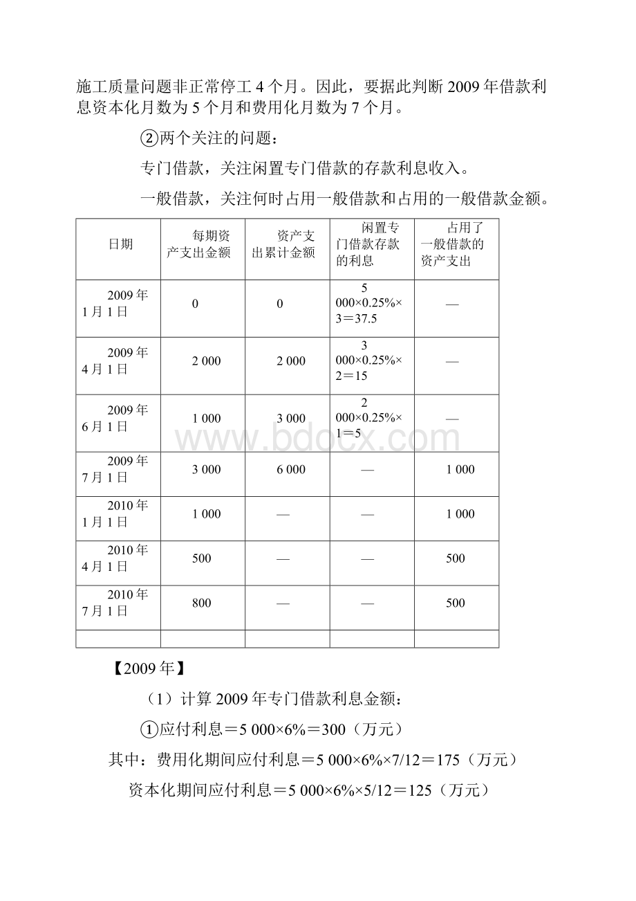 完整版借款费用资本化综合例题.docx_第2页